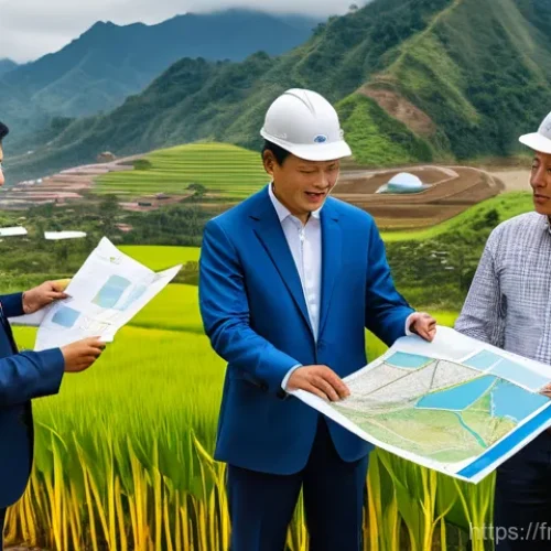 Home 21 에콰도르에서 중국 투자 현황 - **Prompt 1: A New Economic Horizon for Ecuador**
An intricately detailed, panoramic image depict...