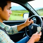 에콰도르 운전 시 주의할 점 - **Prompt:** A young, adventurous traveler, wearing practical outdoor clothing like a light hiking ja...